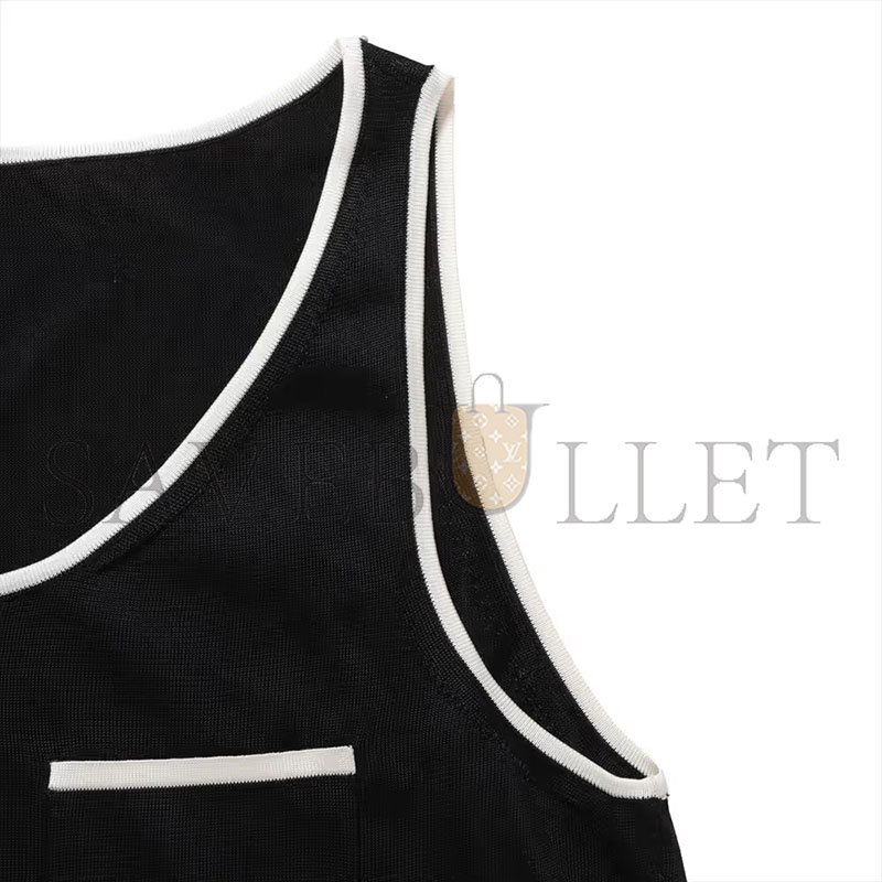 CHANEL COCO MARK 26SS SILK TANK TOP WOMEN'S P81449